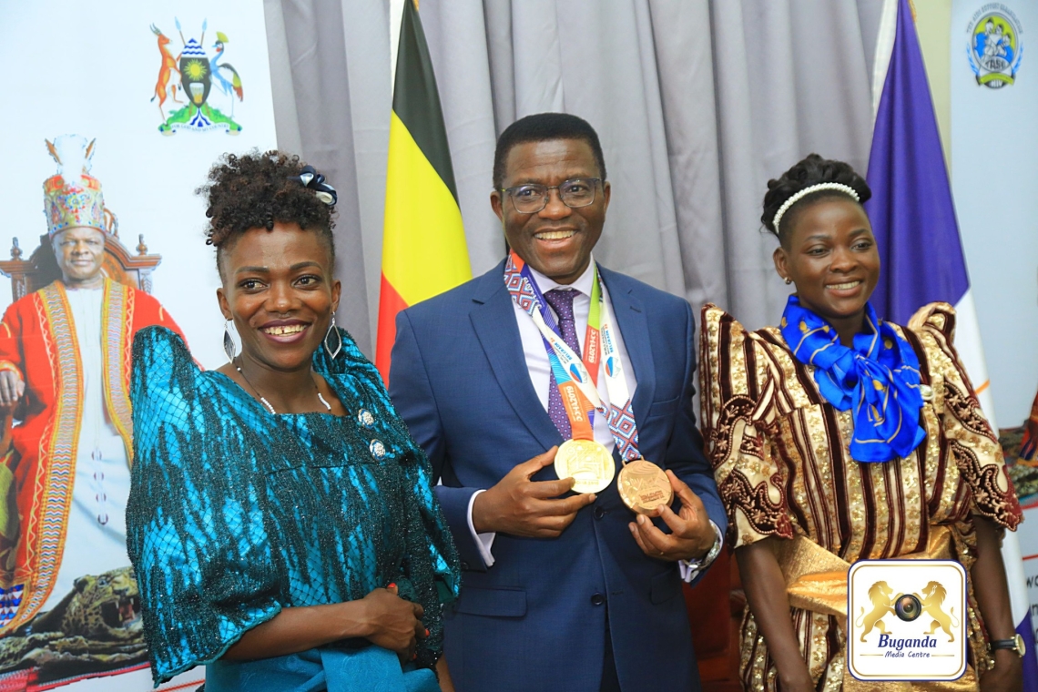 Katikkiro meets Buganda’s international female athletes, urges wise use of their fame